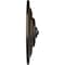 Ekena Millwork Classic Ceiling Medallion (Fits Canopies up to 4 1/8"), 13 1/4"OD x 1/2"P, Stone Hearth Crackle CM13CLSHC - alternate 4